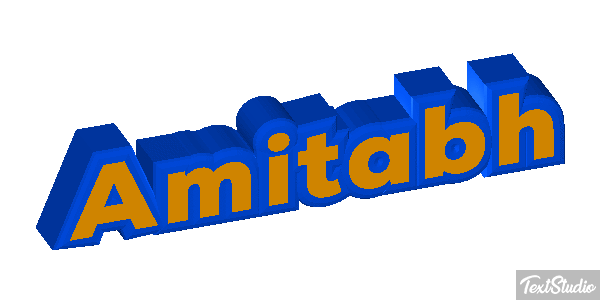 Amitabh Text effect