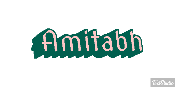 Amitabh Text effect
