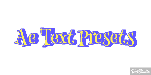 Ae Text Presets Text effect