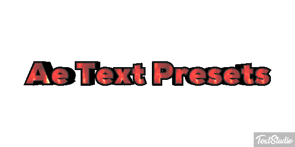 Ae Text Presets Text effect
