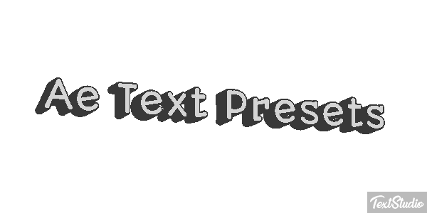 Ae Text Presets Text effect