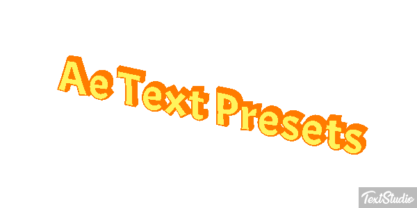 Ae Text Presets Text effect