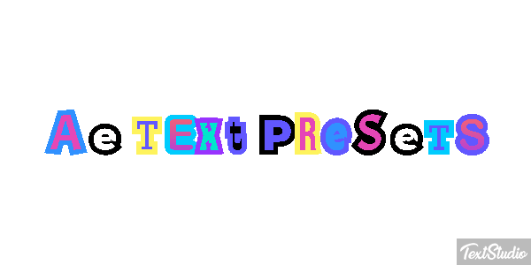 Ae Text Presets Text effect