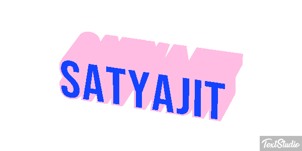 Satyajit Text effect