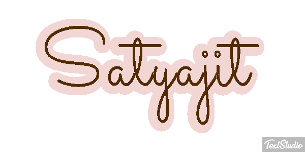 Satyajit Text effect