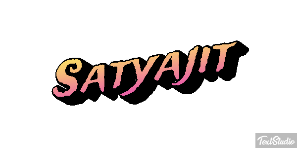 Satyajit Text effect