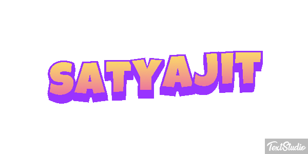 Satyajit Text effect
