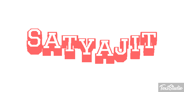 Satyajit Text effect