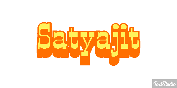 Satyajit Text effect