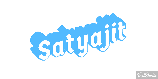 Satyajit Text effect