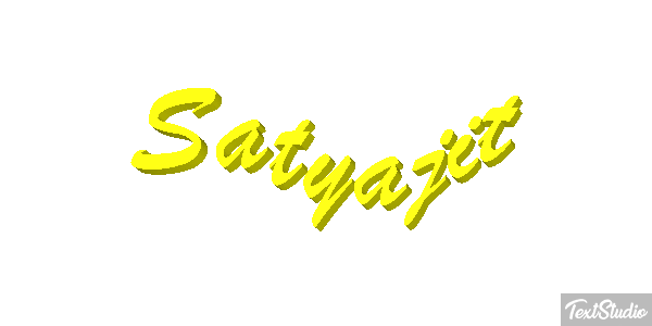 Satyajit Text effect