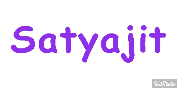 Satyajit Text effect