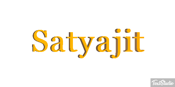 Satyajit Text effect