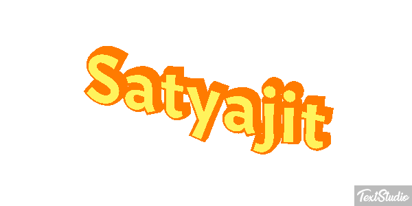 Satyajit Text effect