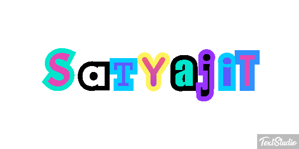 Satyajit Text effect
