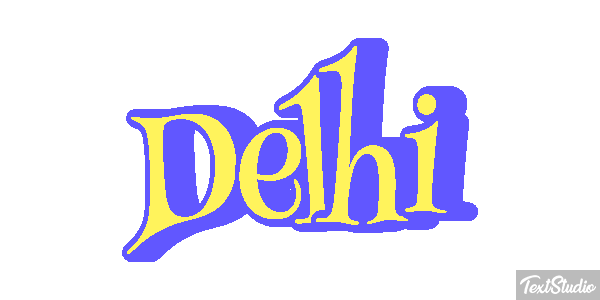 Delhi Effetto testo