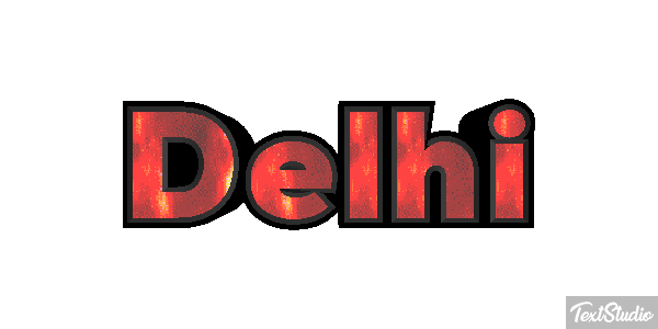 Delhi Effetto testo