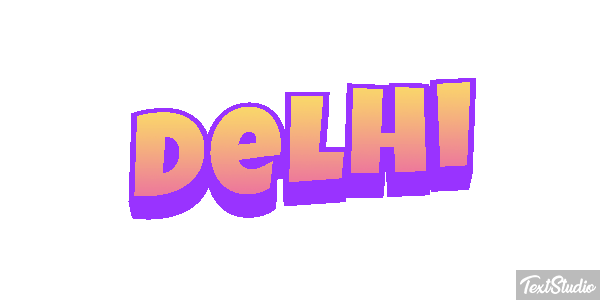 Delhi Effetto testo