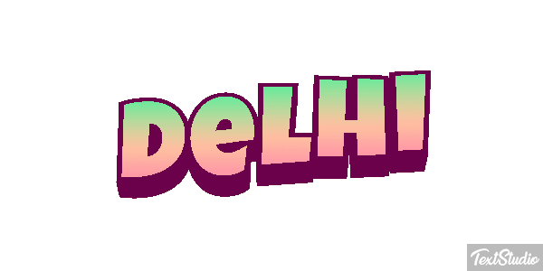 Delhi Effetto testo