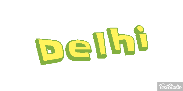 Delhi Effetto testo