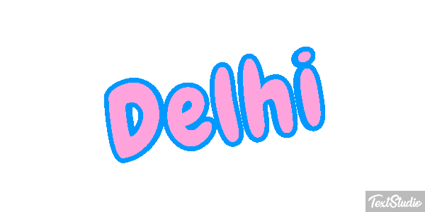 Delhi Effetto testo