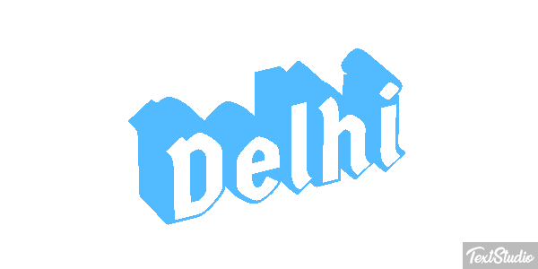 Delhi Effetto testo