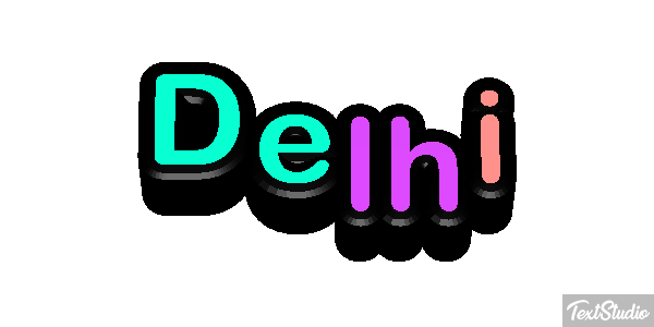 Delhi Effetto testo
