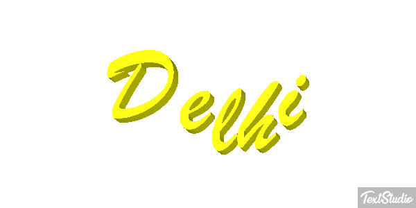 Delhi Effetto testo