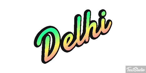 Delhi Effetto testo
