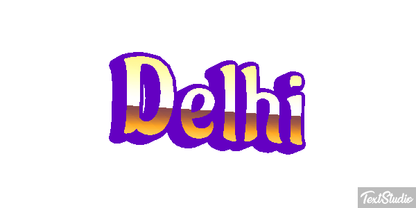 Delhi Effetto testo
