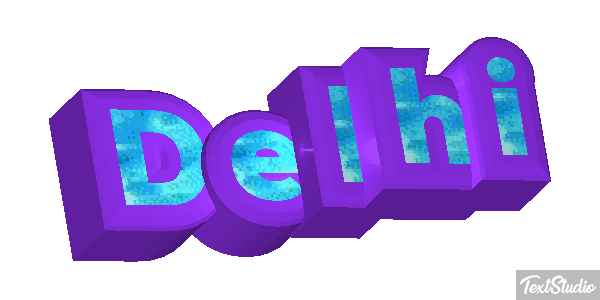Delhi Effetto testo