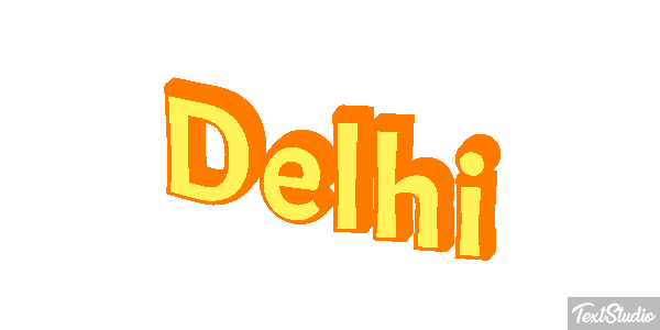 Delhi Effetto testo