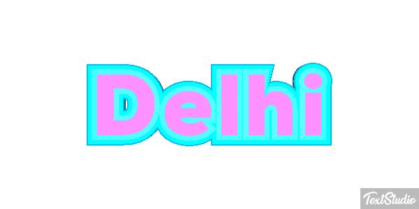 Delhi Effetto testo