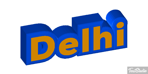 Delhi Effetto testo