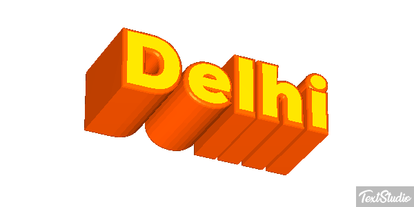 Delhi Effetto testo
