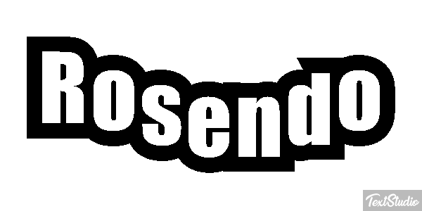 Rosendo Efecto de texto