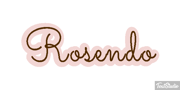 Rosendo Efecto de texto