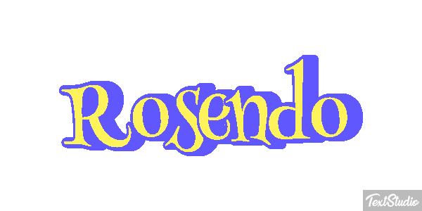 Rosendo Efecto de texto