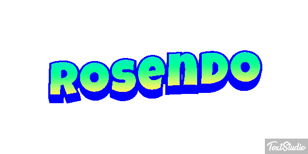 Rosendo Efecto de texto