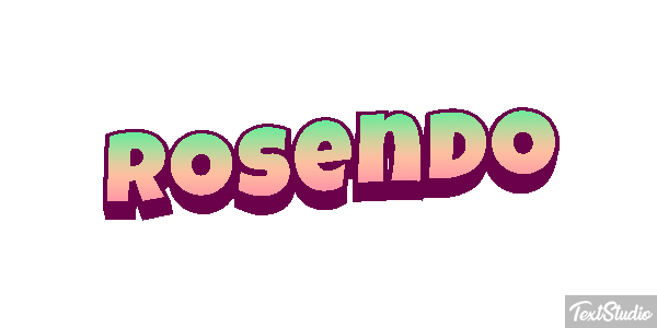 Rosendo Efecto de texto