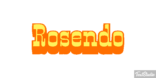 Rosendo Efecto de texto