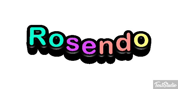 Rosendo Efecto de texto