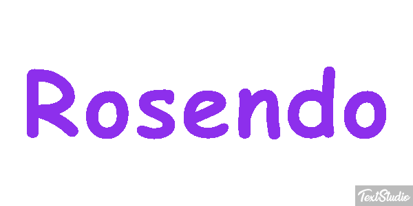 Rosendo Efecto de texto