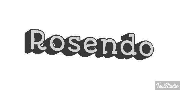 Rosendo Efecto de texto