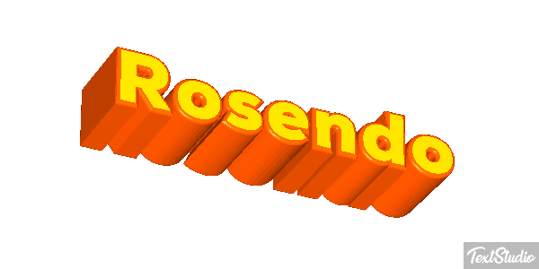 Rosendo Efecto de texto