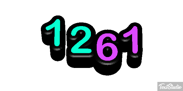 1261 Text effect