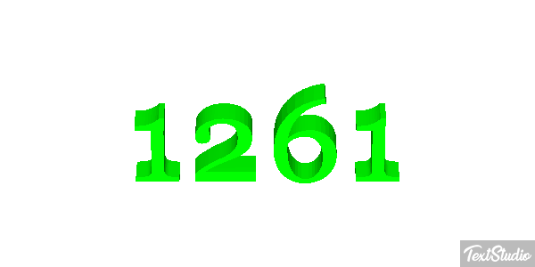 1261 Text effect