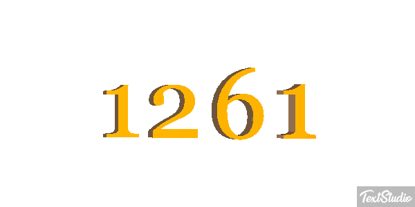 1261 Text effect