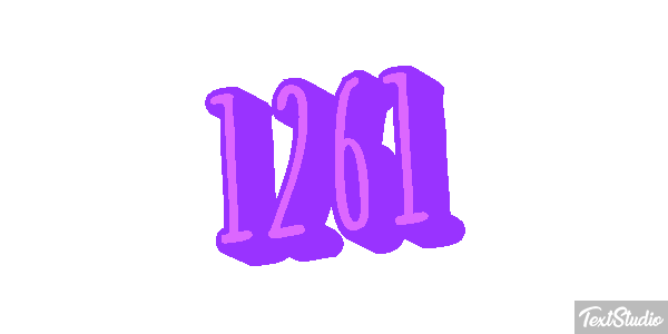 1261 Text effect
