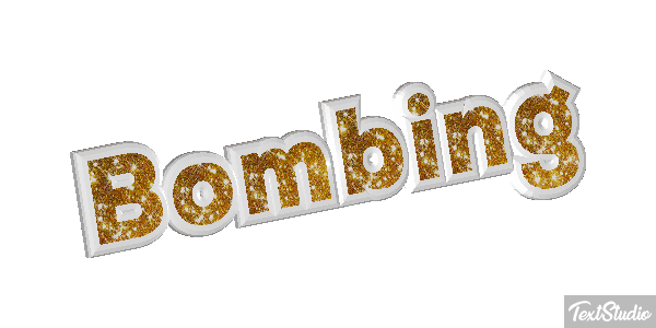 Bombing Tekst effect